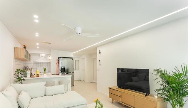 120花15万重装,只刷白墙却整洁大方,住起来也是舒适度不减!