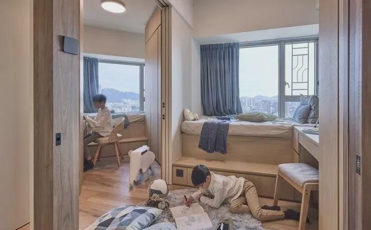 终于知道为什么现代风这么火，四口之家挤72㎡，却藏不住的舒适感