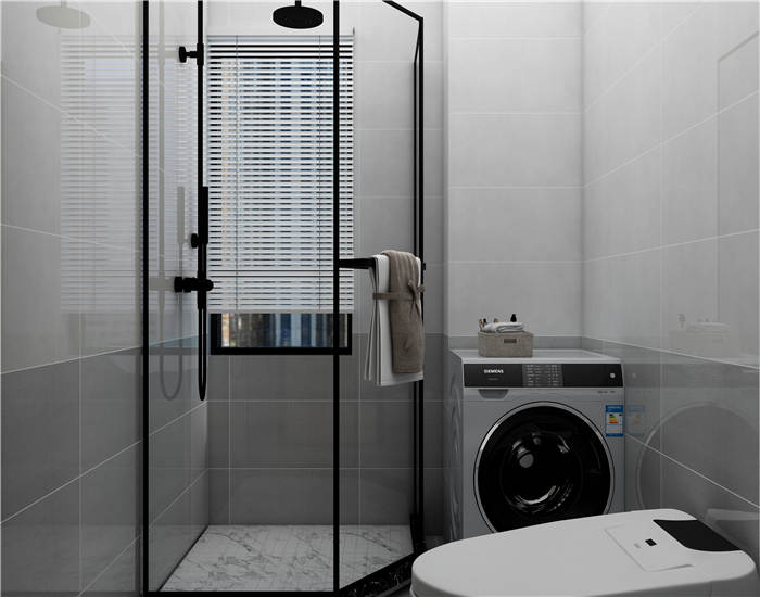 首创光合城97平,色彩搭配现代风格装修