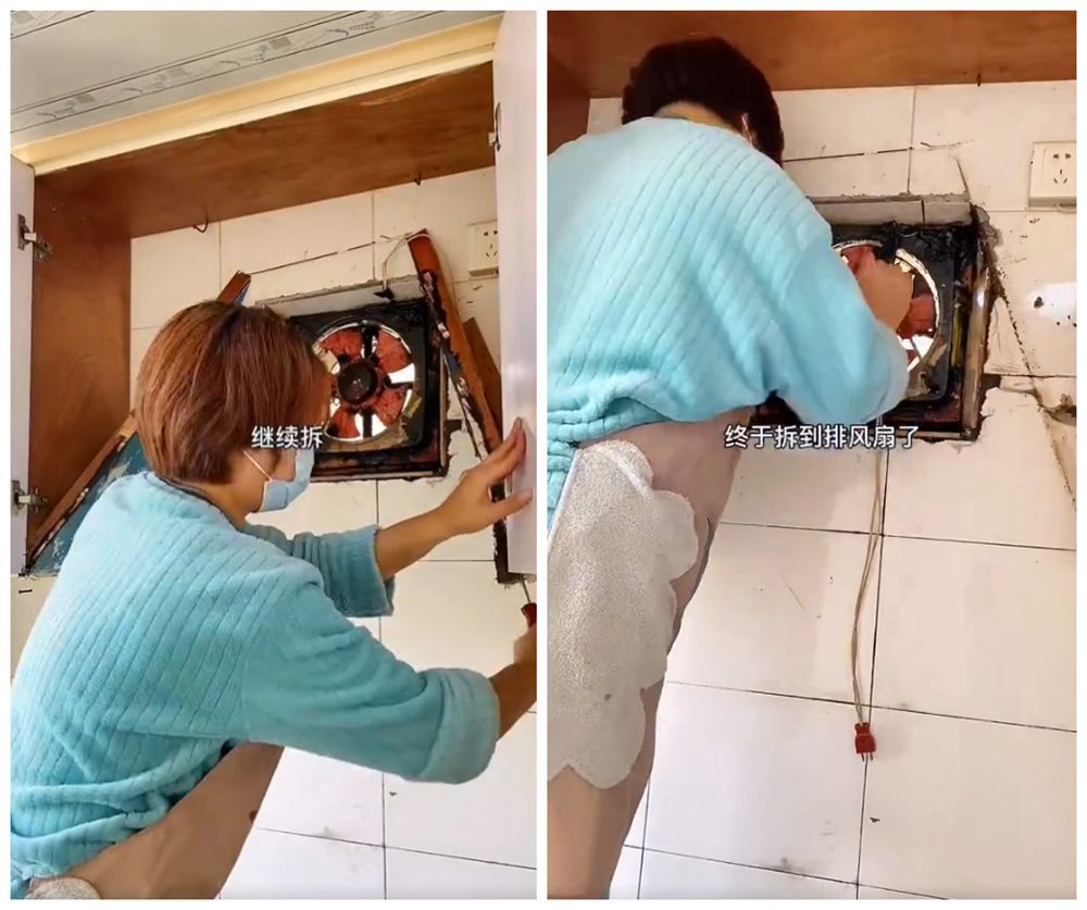 她用15小时时间,低预算改造自家脏旧厨房,让杂乱厨房变干净整洁