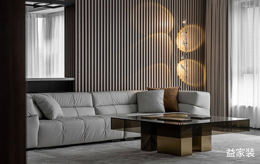 以黑白灰为主调，打造低调奢华的现代美居，彰显品位和审美