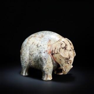 和田玉籽料|汉 和田玉籽料 青玉 玉象