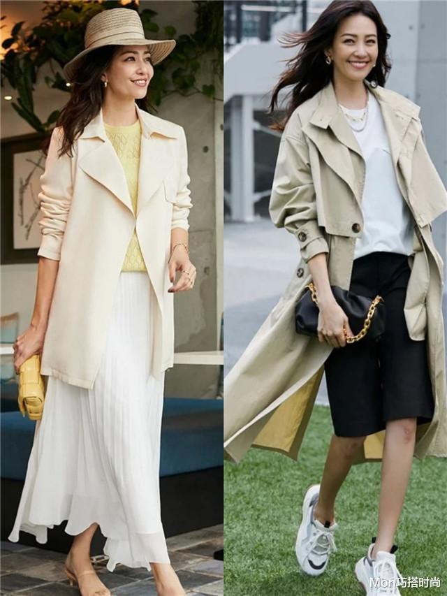 穿风衣时，里面穿什么？3招“穿搭思路”，带你玩转整个秋天时尚