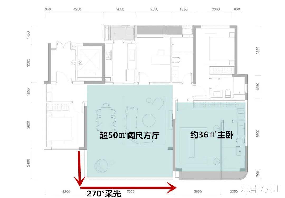 这个大平层，打开天西新格局