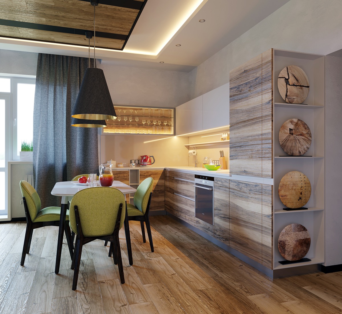 50个可爱的L形厨房设计技巧,你可以从中使用