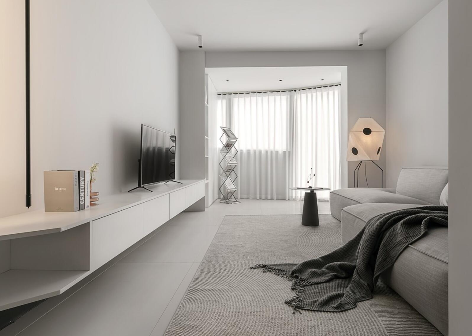 为追求现代简约，他将家里所有房间打通，完工后，高级感都藏不住