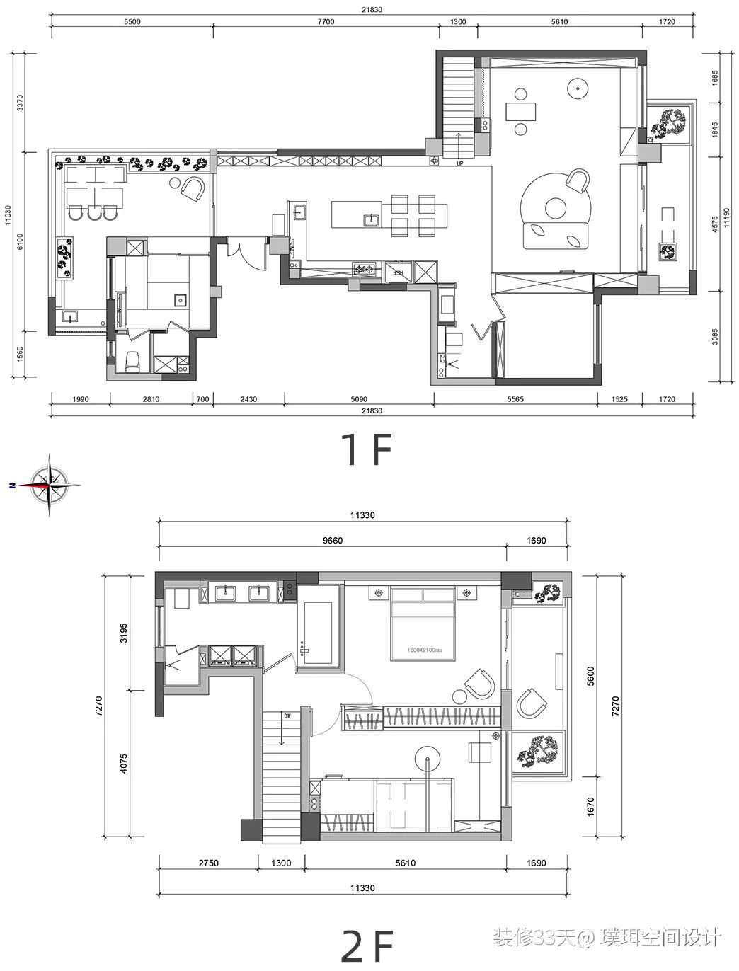装修设计:建筑师的二孩之家,有爱