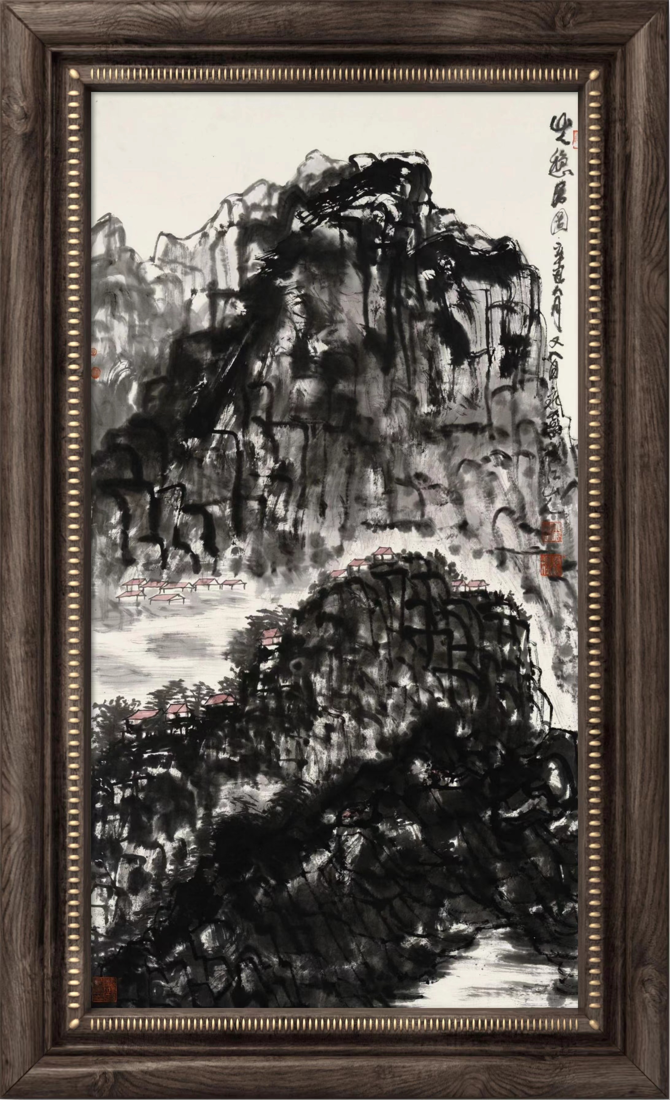 山水画|国画大师朱祖国作品受到收藏市场的热烈追捧