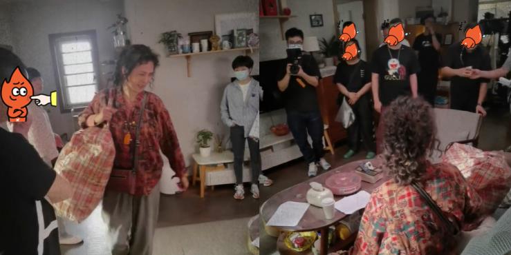 王心迪|李勤勤和猫同吃菜叶不嫌脏！头发凌乱打扮朴素，桌上残渣太抢眼