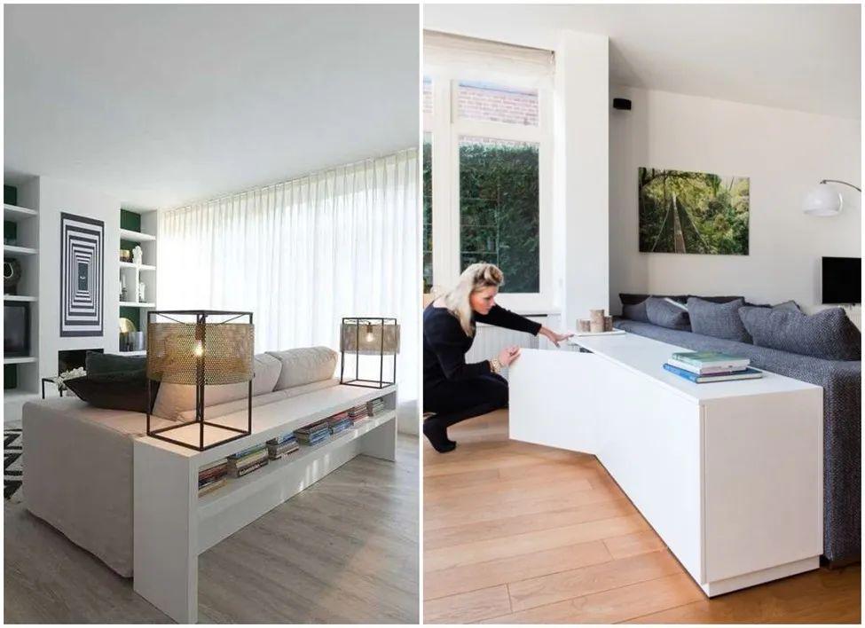 沙发后不靠墙,能腾多少用多少,6大功能区妥妥安排上,一点不亏