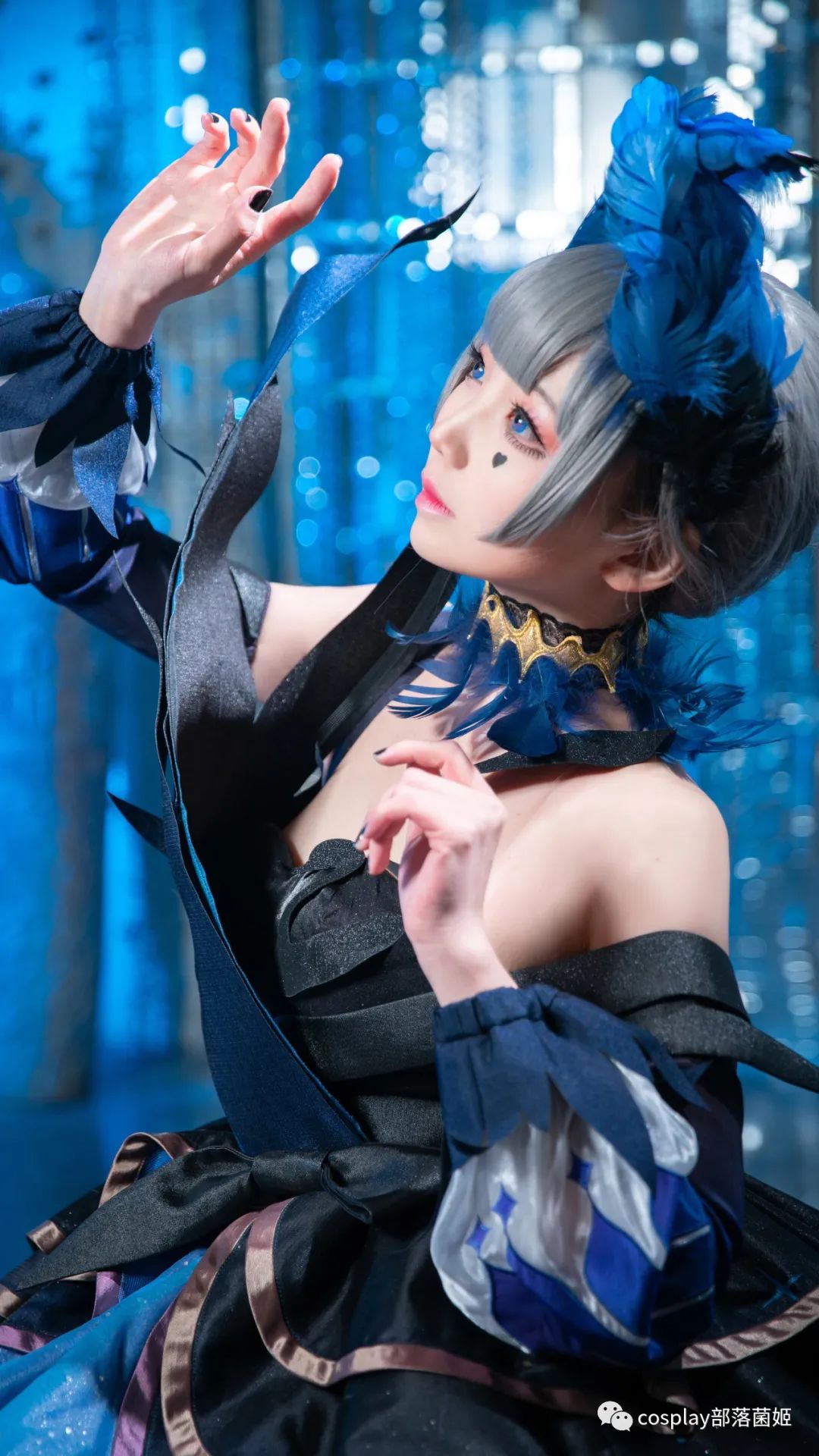 |cos：王者荣耀小乔黑天鹅之梦cos正片@楚楚子