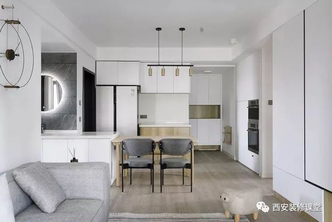 120㎡三室婚房，简洁收纳还有高级感