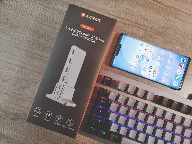鼠标|AENZR十二合一扩展坞开箱实测，办公生产力直线飙升