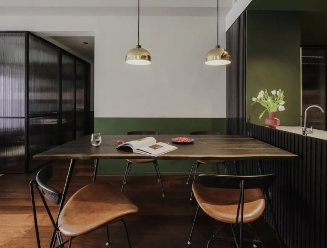 119㎡大胆拼色跳跃的家,比原始户型敞亮一倍不止!