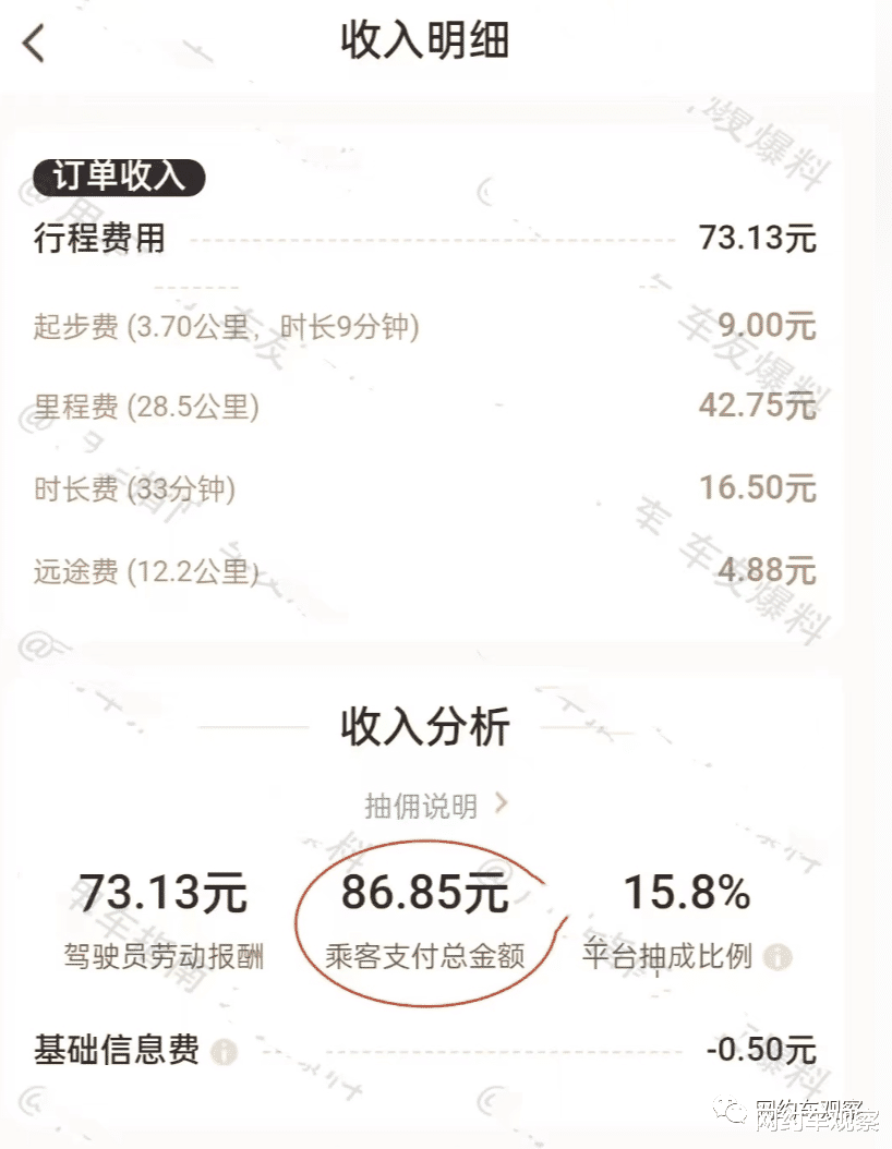 |偷换概念！高德聚合平台下多个网约车平台抽成比例不透明！