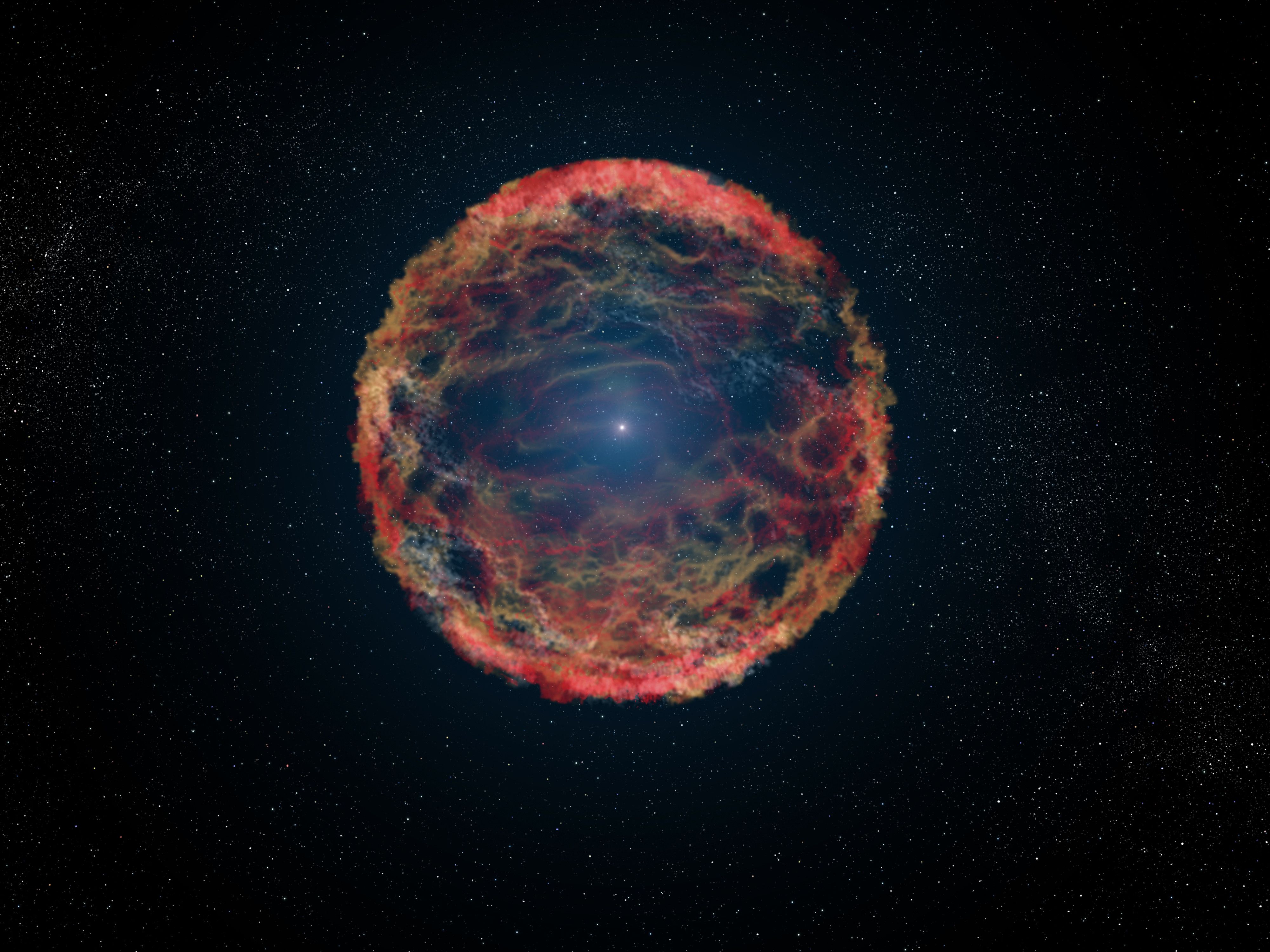 这颗超新星爆炸后竟不灭—不死超新星“iPTF14hls”