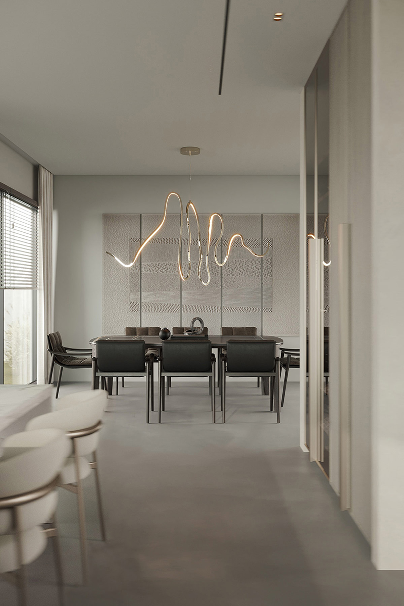 152平现代装修设计，让整个空间温暖柔和且不失高贵大气