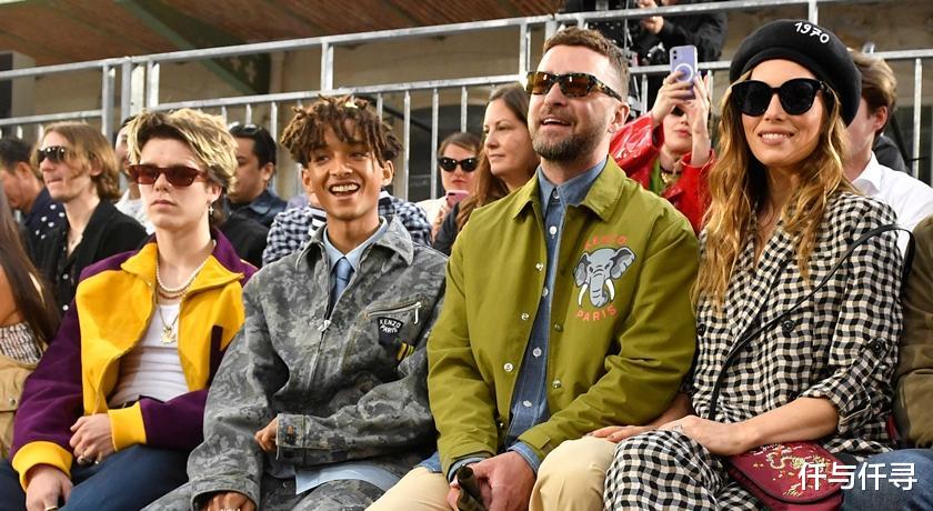 星二代霸场巴黎男装周，克鲁兹贝克汉姆比父更拽，麦当娜儿子现身