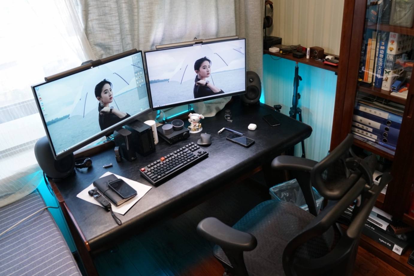 一桌一椅一世界！这才是我理想中书房该有的样子（附桌底理线）