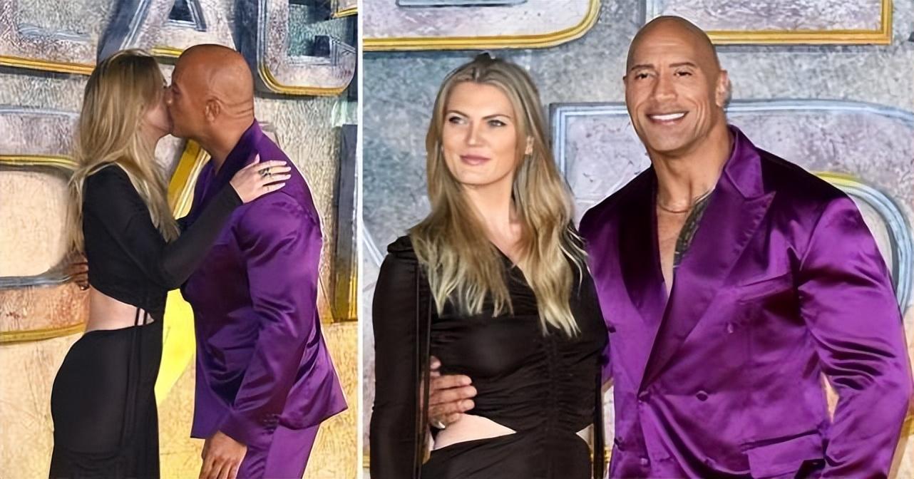 道恩·强森|50岁巨石强森，拥吻007丹尼尔之女，30岁艾拉一袭露背装大秀小蛮腰