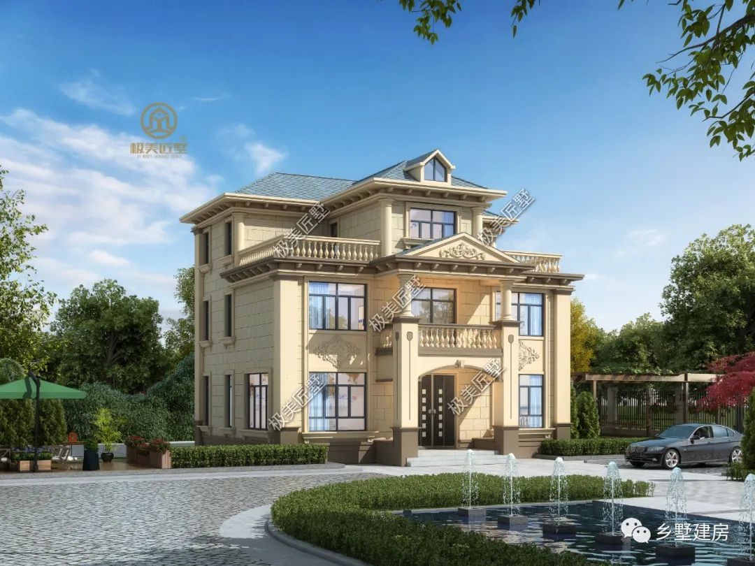 开间大进深小,试试建对称欧式,精致又大气