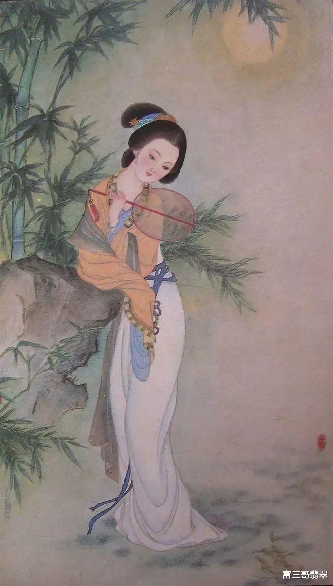 |古代翡翠仕女雕像,留住了中国女性的古典美
