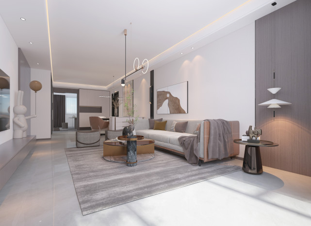 184㎡现代简约,精致有范,充分诠释极简美学!