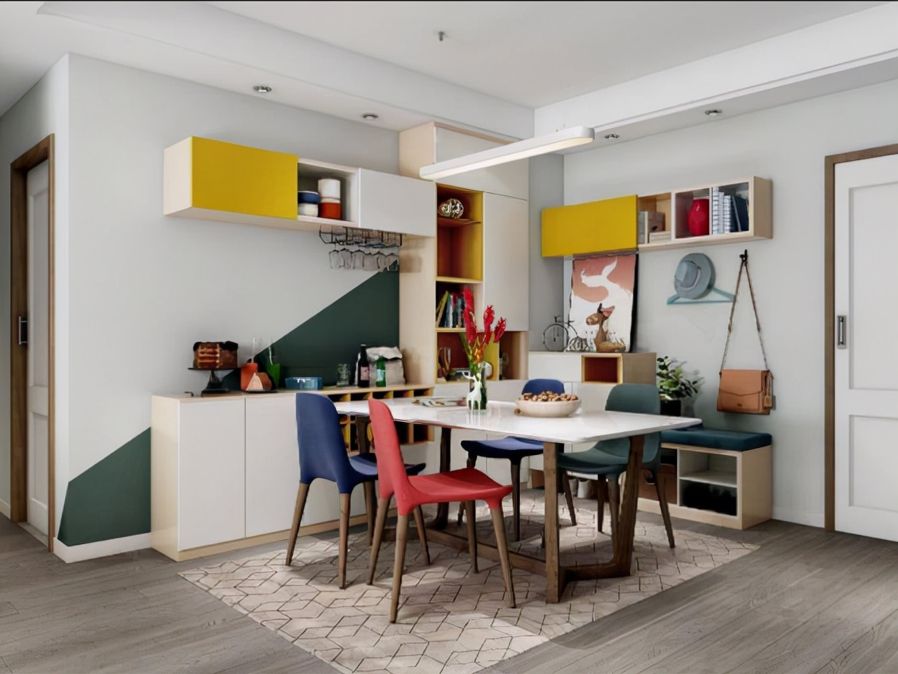 餐边柜要做成什么样子才实用又好看?看看这几款餐边柜设计