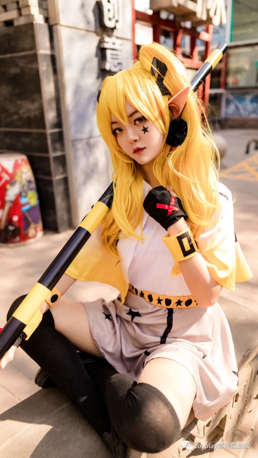 凹凸世界|cos：凹凸世界私设嘉德罗斯性转cos正片@悦清