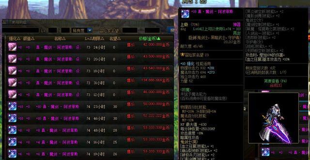 DNF: 新版本最贵装备排行,没有几个亿根本买不下,普通玩家请远离
