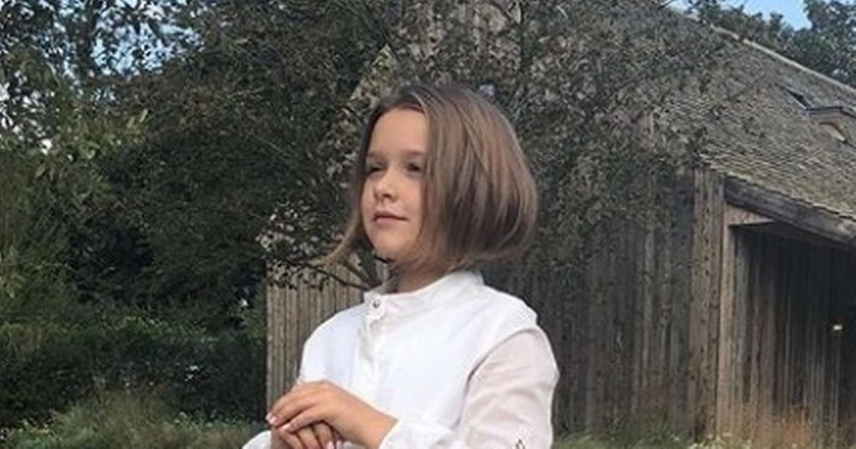 美容 贝克汉姆家的女儿从小就爱分享美,小七7岁直播美容美发新潮流