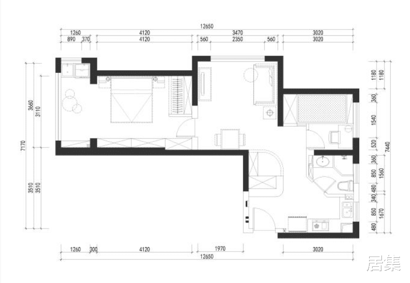打造80㎡油画一般的家,处处都可以享受自由的轻抚,浪漫美好