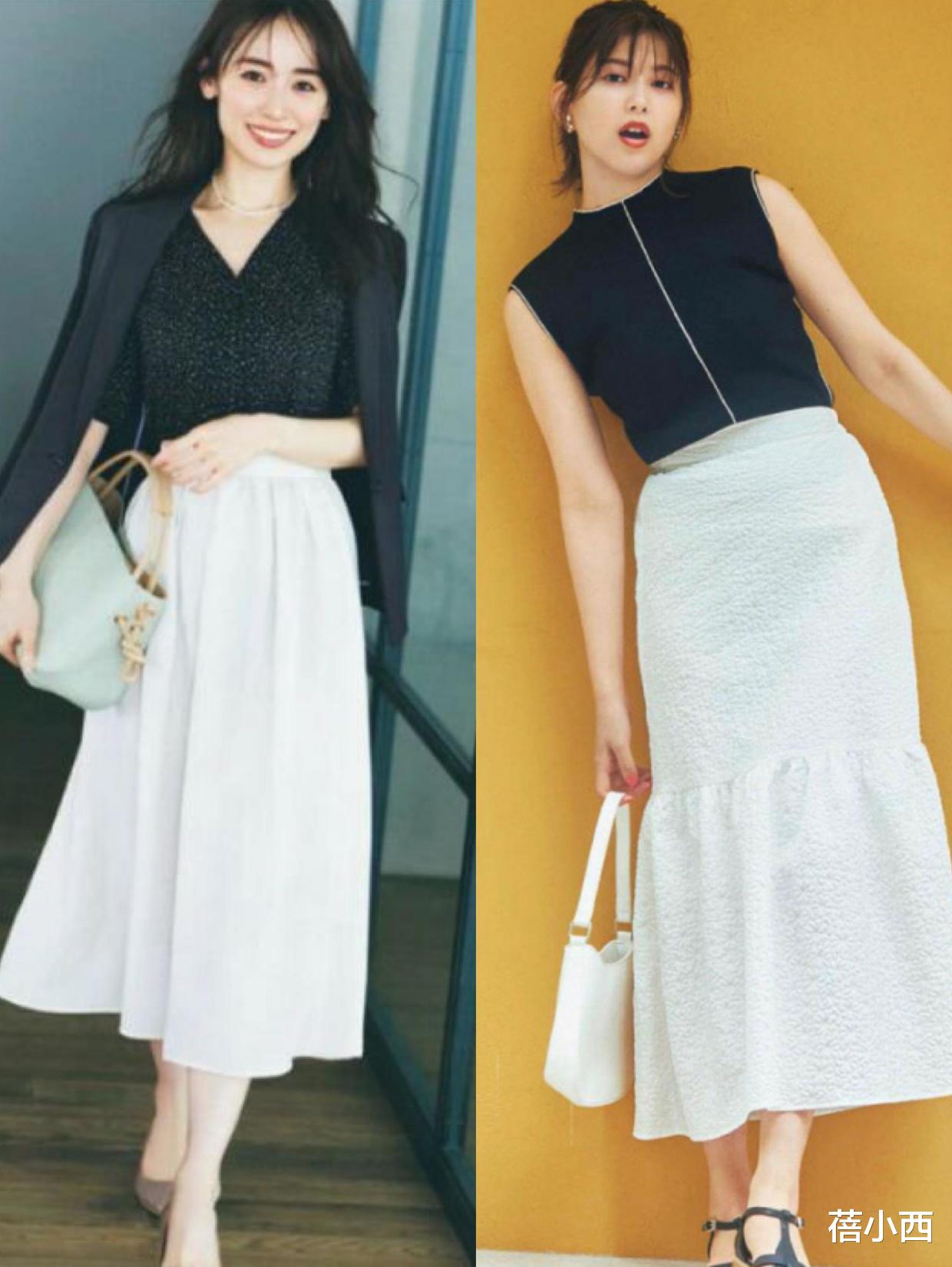 看完日本博主的“半身裙”搭配，发现了优雅温柔的秘诀，值得学