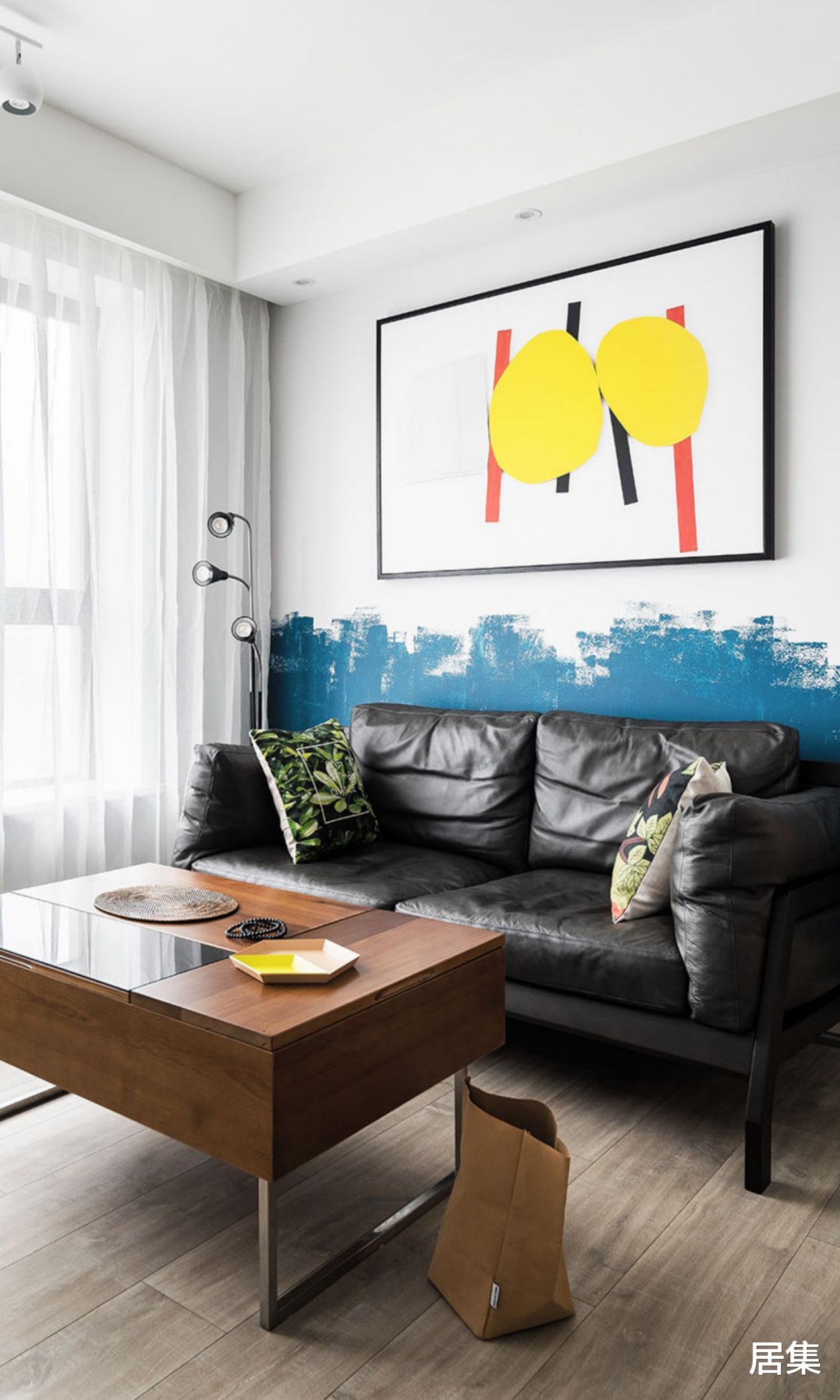 打造80㎡油画一般的家,处处都可以享受自由的轻抚,浪漫美好