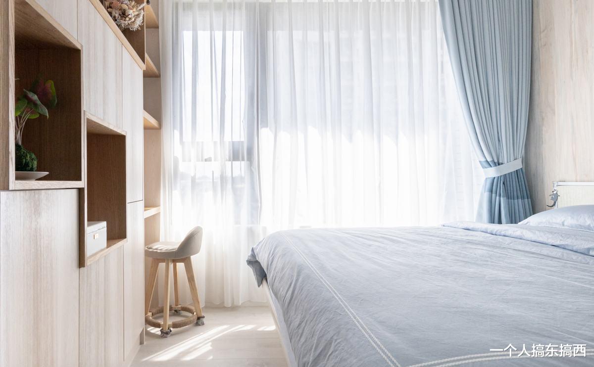 85平原木风两室一厅装修设计，真漂亮