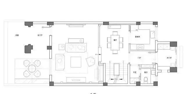 我家330㎡的五层联排,光硬装就花了95w,最喜欢院子里的阳光花房