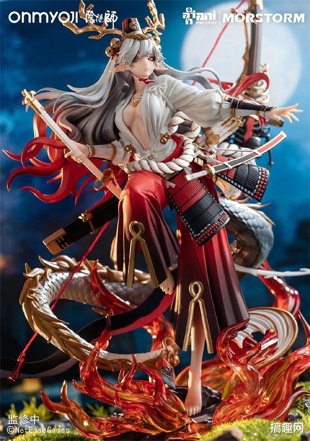 手办|潮趣：大漫匠《阴阳师》铃鹿御前1/4手办  3d视觉追踪眼工艺