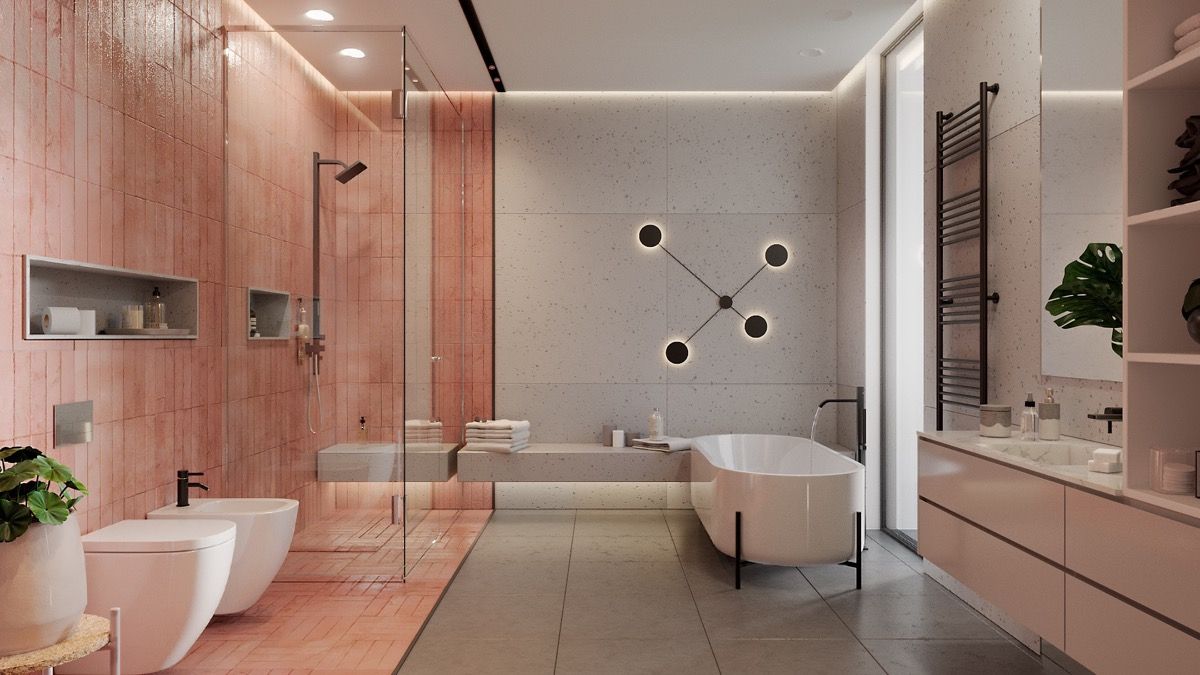 【作品赏析】可帮助您的51 浴室美学设计