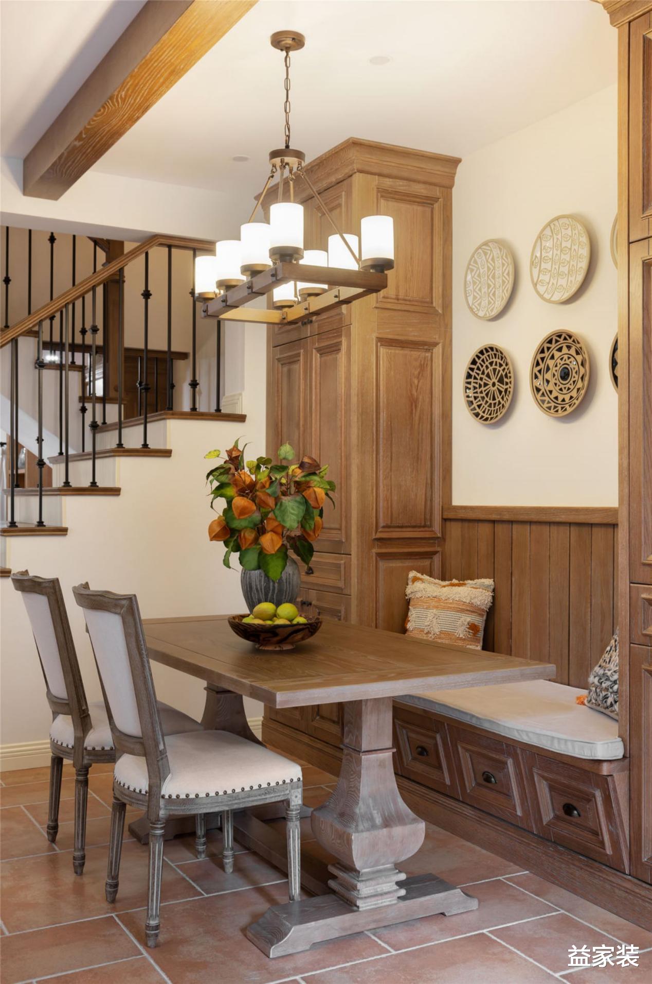 用美式风打造一个家，还有超大娱乐室，享受浪漫的田园气息