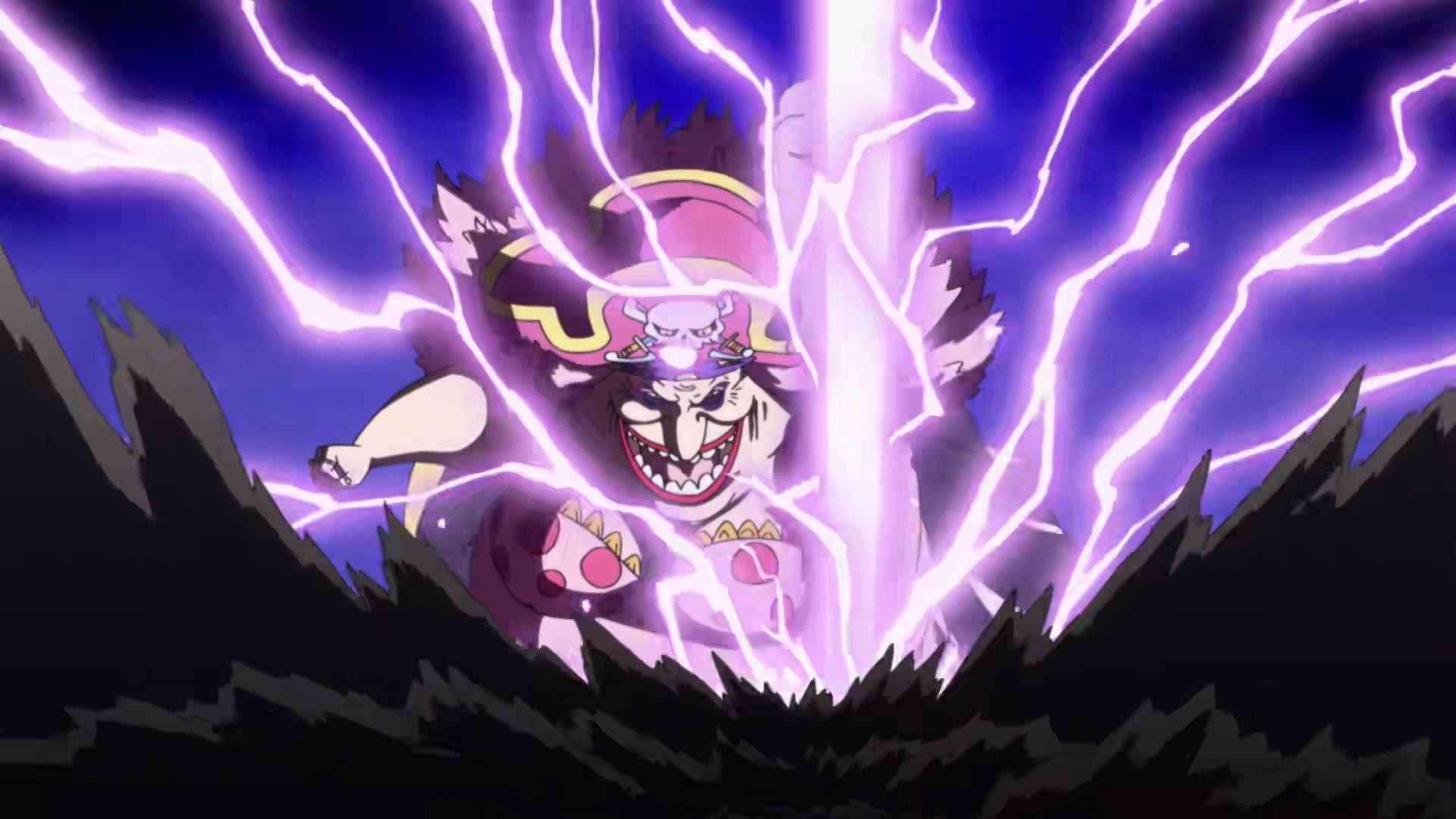 路飞|路飞和四皇大妈都能手握雷电，那么谁的雷更强一些呢？