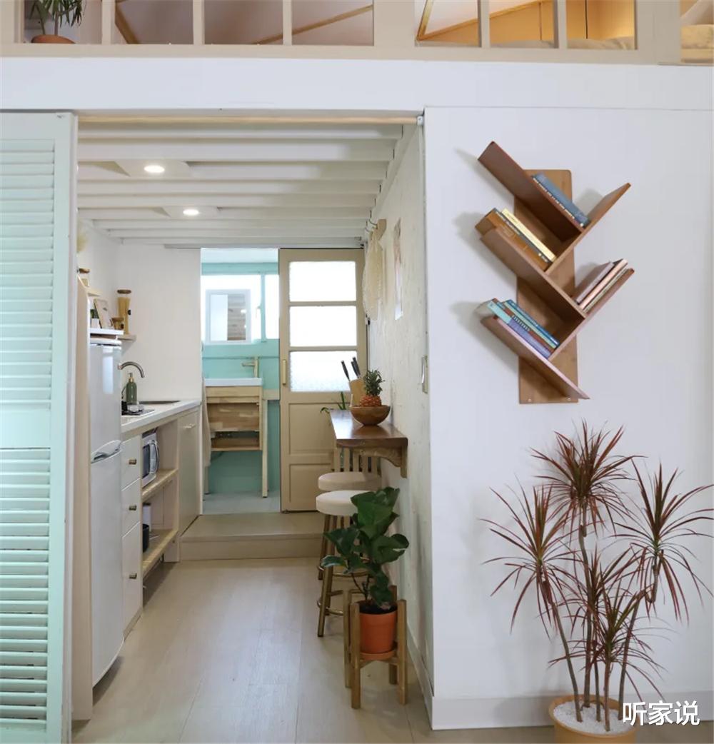 台北29岁姑娘买下55㎡小家,入住两年,老破小脱胎换骨,差别太大