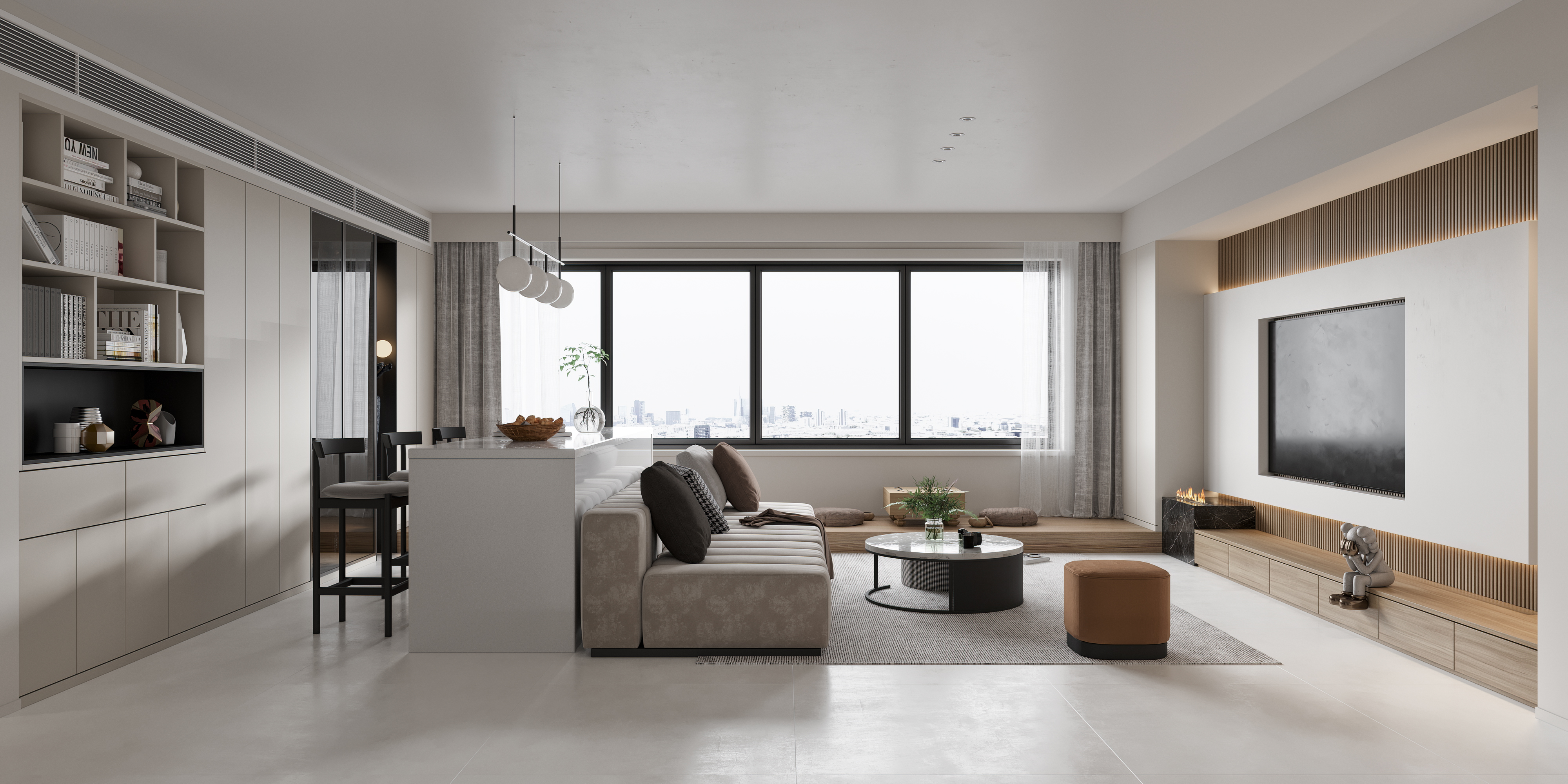 有温度的白色系之家,纯净的治愈魔法