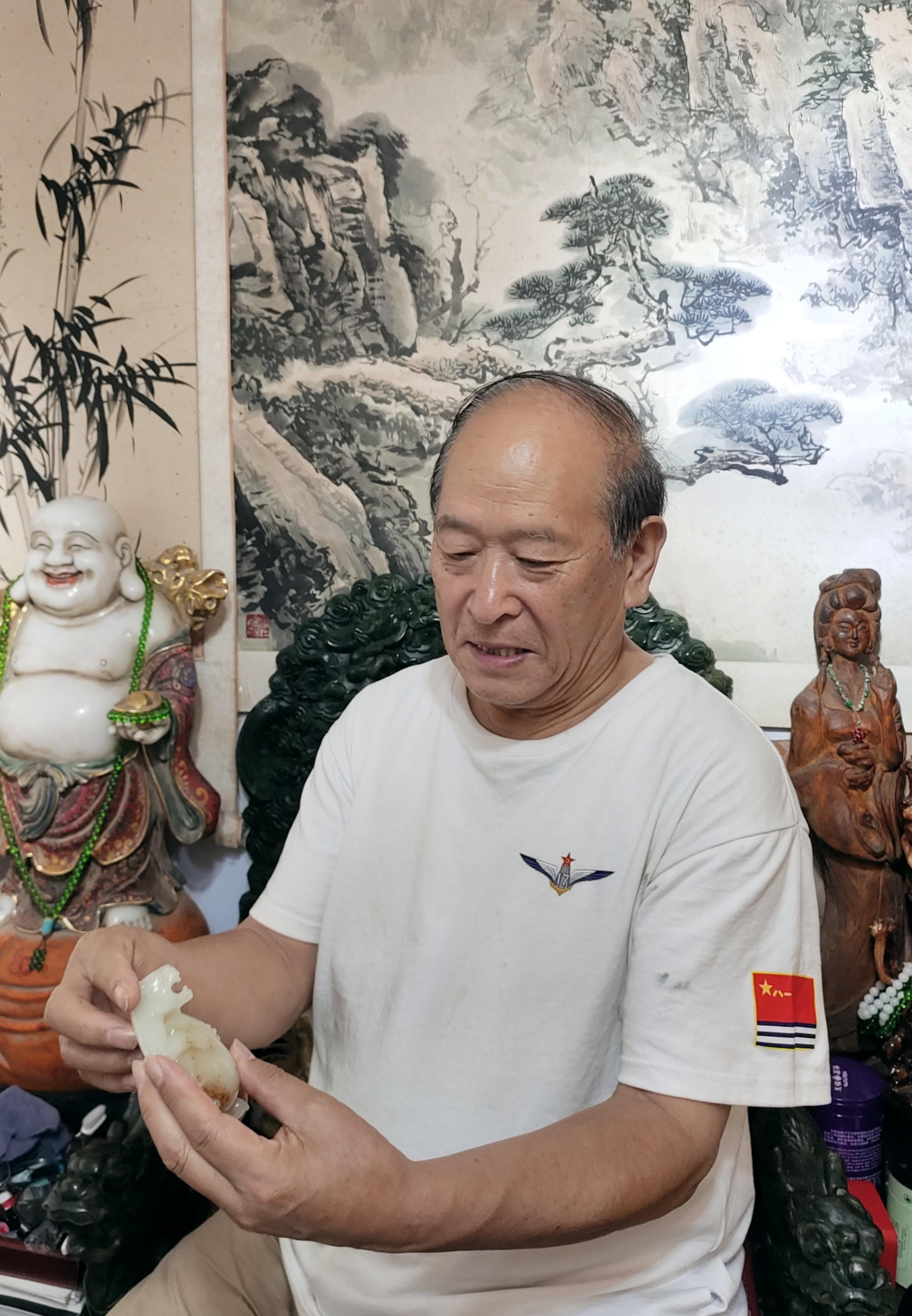 |著名和田玉收藏大家段剑利的镇馆之宝——羊头玉