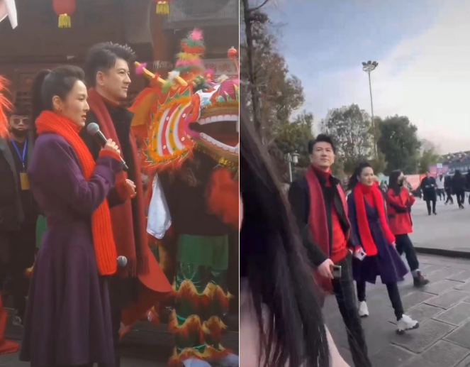 管彤|央视管彤春晚彩排引围观!身材娇小皮肤超白,打扮简单气场强