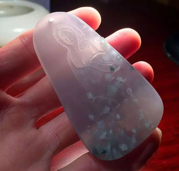 翡翠|捡漏两块翡翠边角料，成品出来后，这样的“雪花棉”给我来一打！