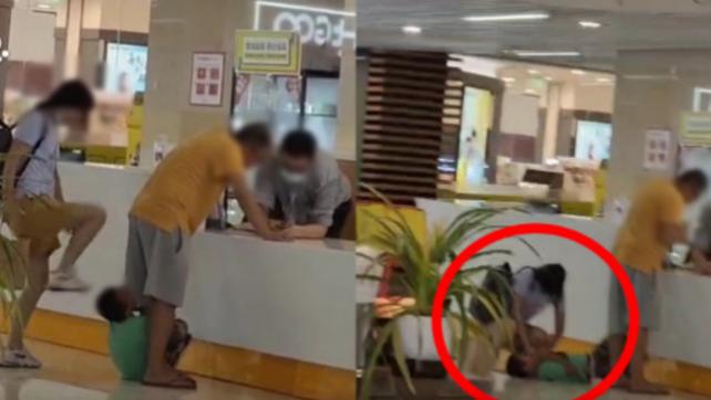 上海一商场餐厅女子多次踢踹孩子，并掐脖子、捂嘴巴，差点致其窒息！