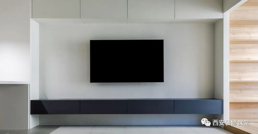 装修里头,悬浮设计看起来很高级