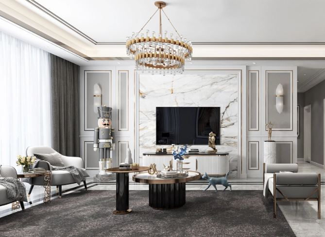 电视背景墙,这样装修设计,让你的客厅颜值翻一倍。