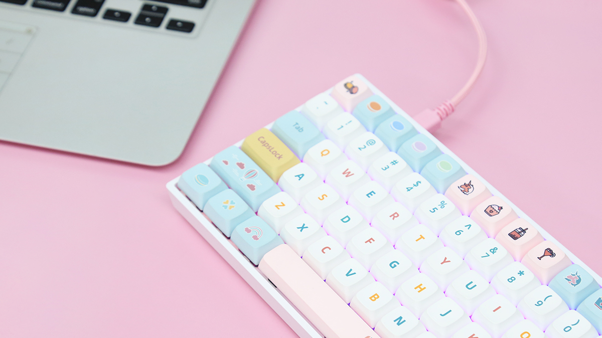 智能手机|SKYLOONG小呆虫马卡龙主题机械键盘评测：戳中你的少女心