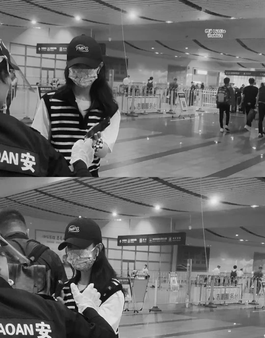 赵丽颖|赵丽颖首次尝试“暗黑”造型，留紫色公主切，穿一身皮衣好酷